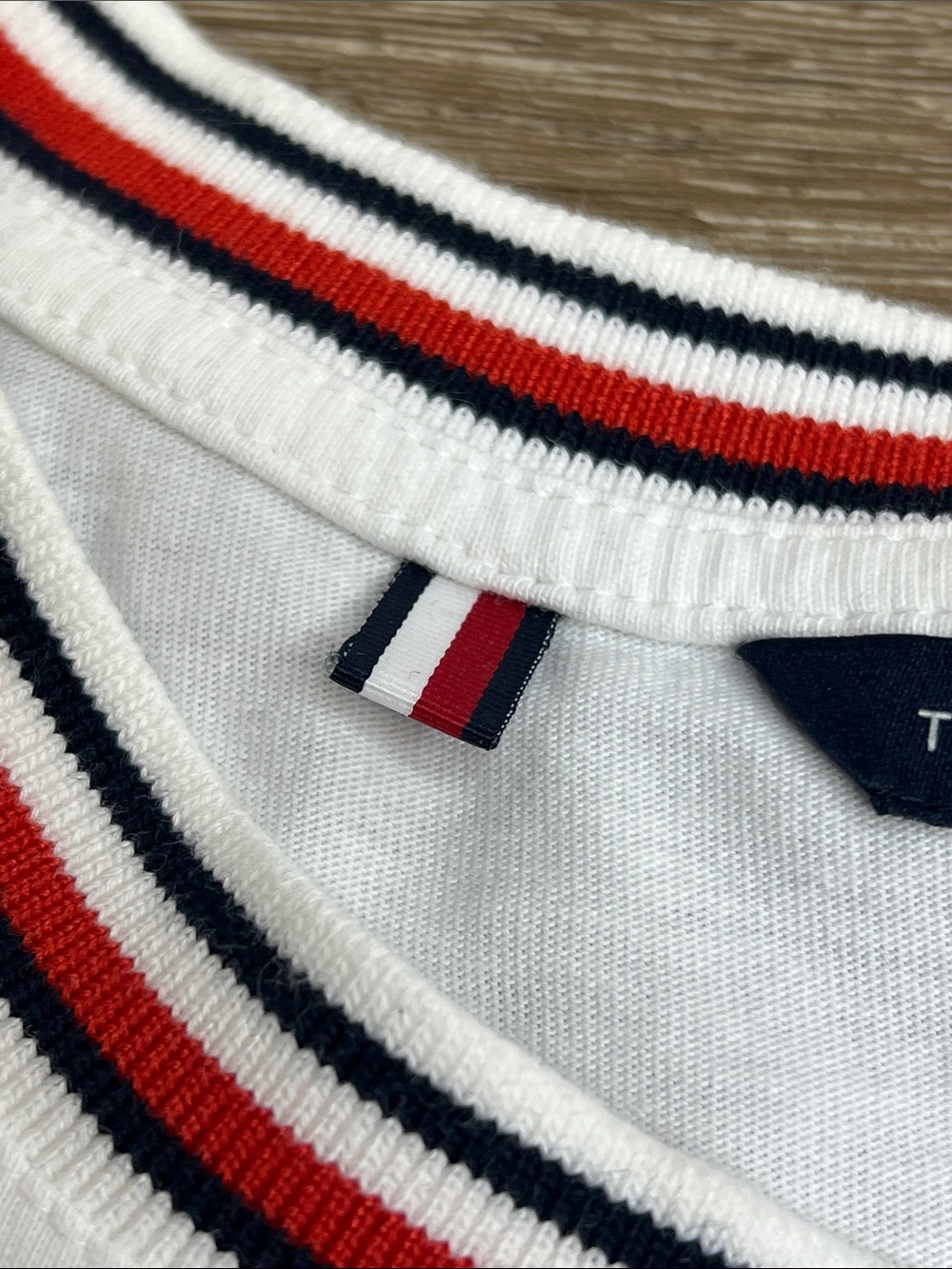 SOLD IN STORE Tommy Hilfiger Sport White Cotton T-Shirt Dress Tie Waist XL - Picture 5 of 13